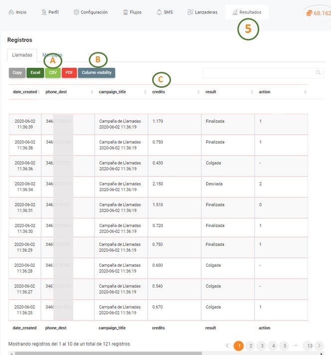 configuración software de avisovoz paso 10